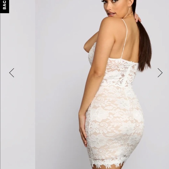 White lace party dress ✨🤍 - Picture 1 of 2